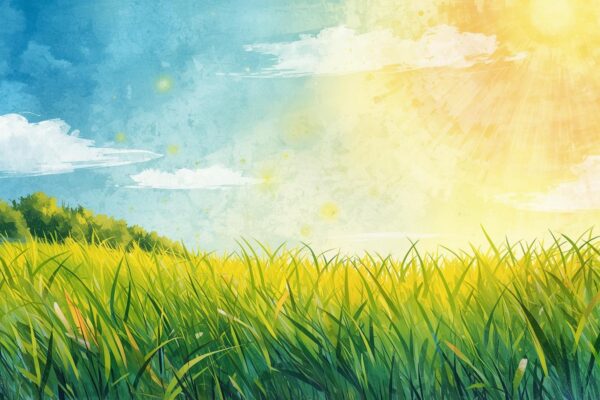 grass-and-sunny-day-drawing-with-color-1
